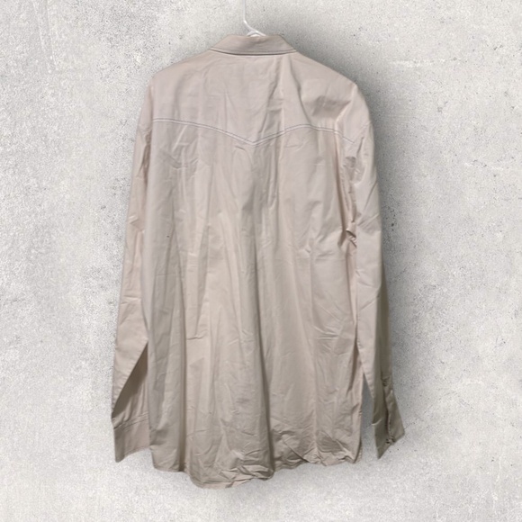 DRYSDALES WESTERN WEAR VINTAGE COWBOY SHIRT WHITE HEAVY DUTY MEN’S XXL USA - Picture 4 of 4